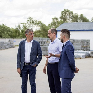 Глава администрации города Тулы посетил завод ООО "МК ЖБИ"